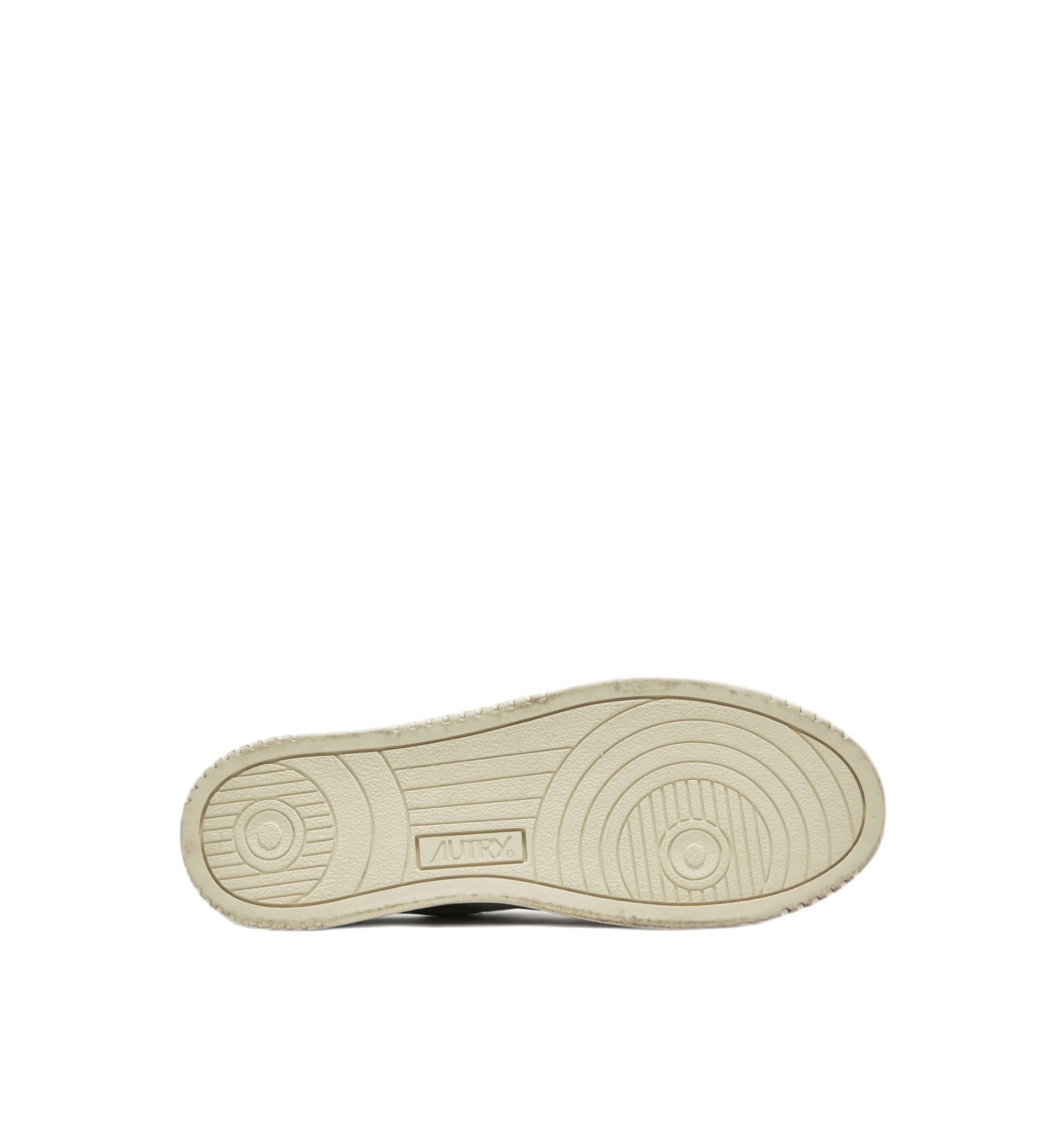 AUTRY - Medalist Vintage low-top sneaker white / black / silver leather