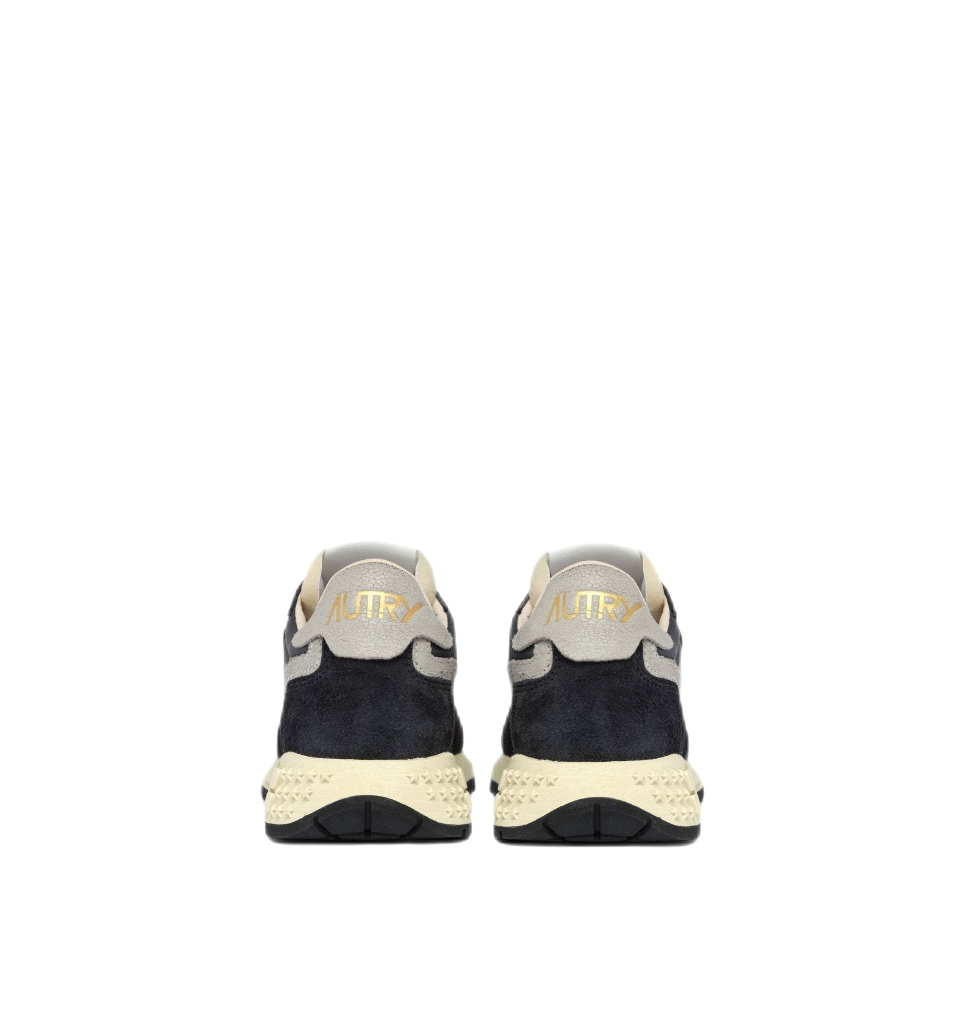 AUTRY - Reelwind low-top sneakers in black nylon and suede