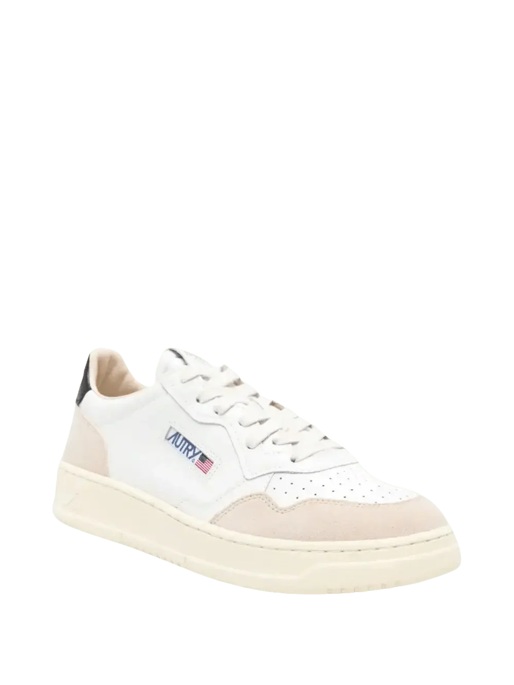 AUTRY - Black and White Leather Sneakers