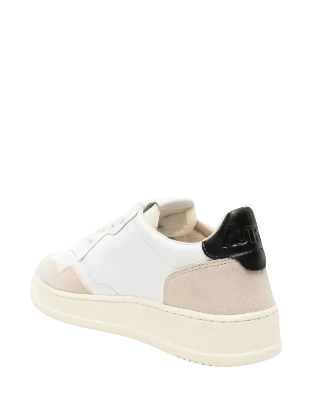 AUTRY - Black and White Leather Sneakers