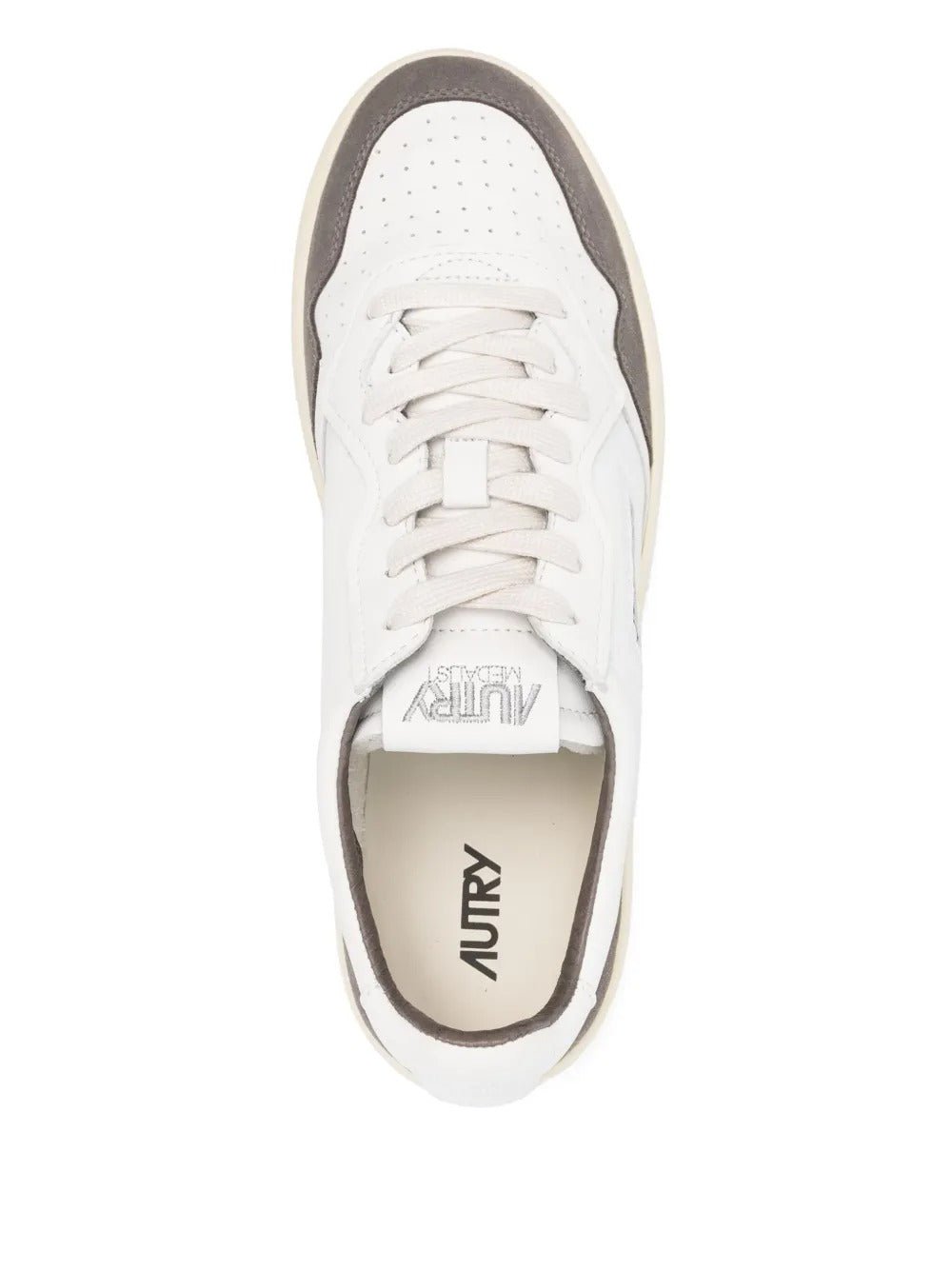AUTRY - Medalist low Sneakers Grey and White