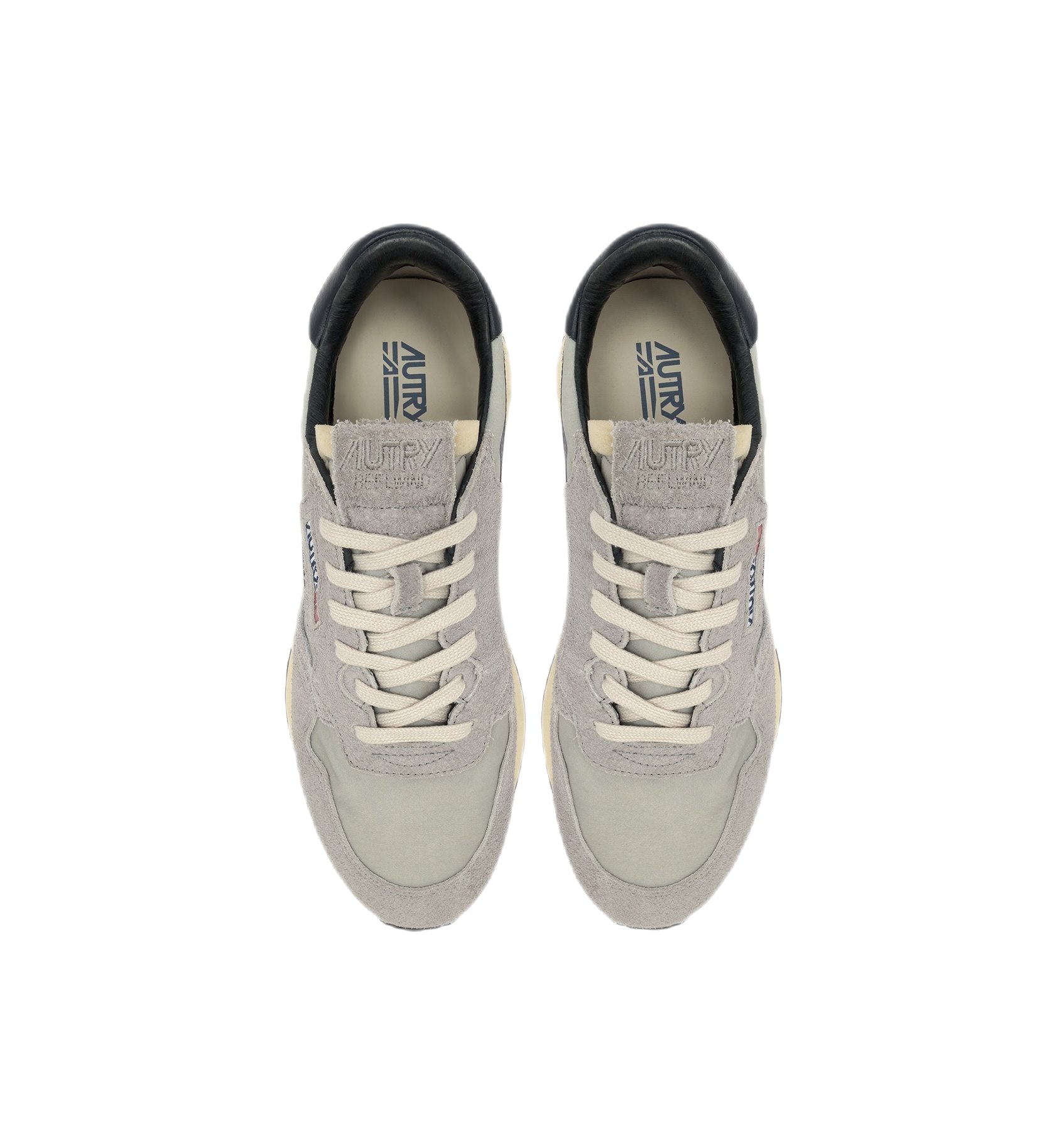 AUTRY - Reelwind low-top sneakers in grey suede and nylon