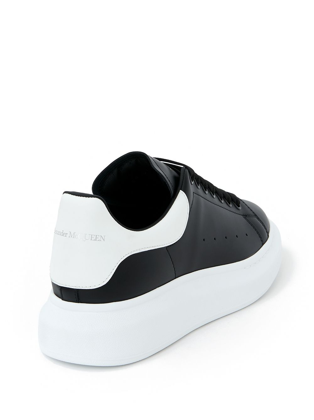 Alexander McQueen Oversized sole sneakers black/white