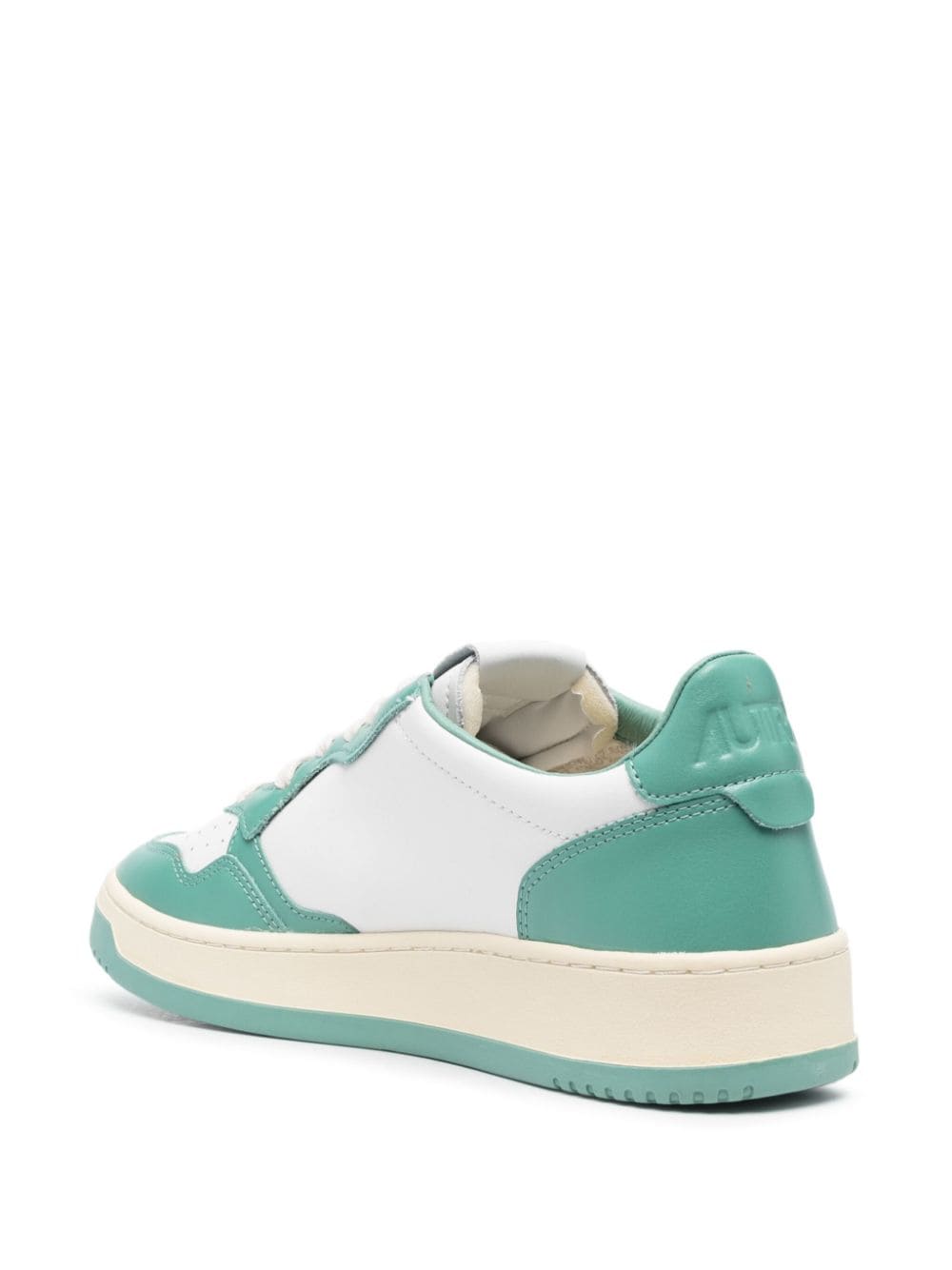 Autry Medalist Super Vintage sneakers White & Green leather