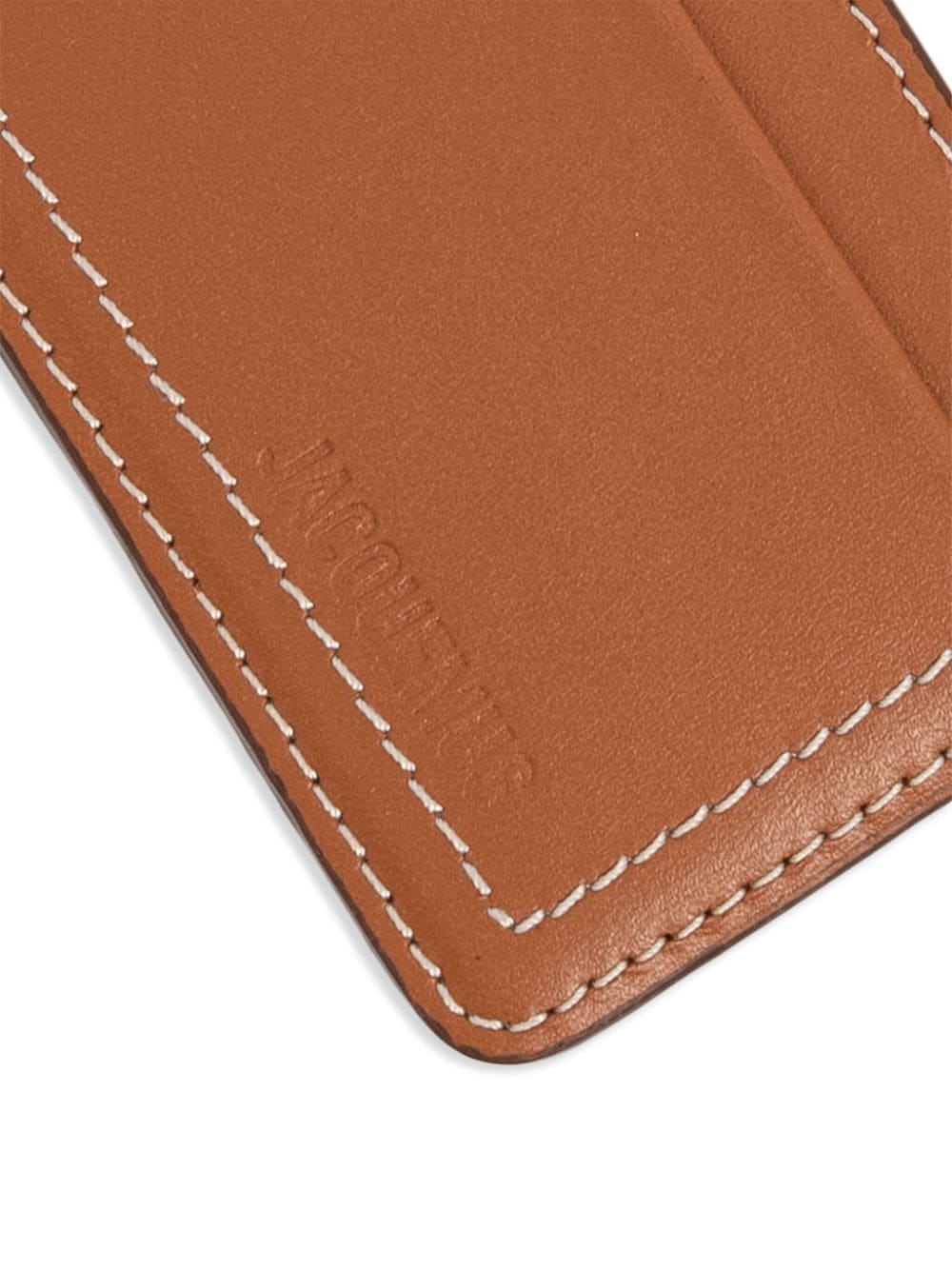 JACQUEMUS - Cuerda card holder cognac