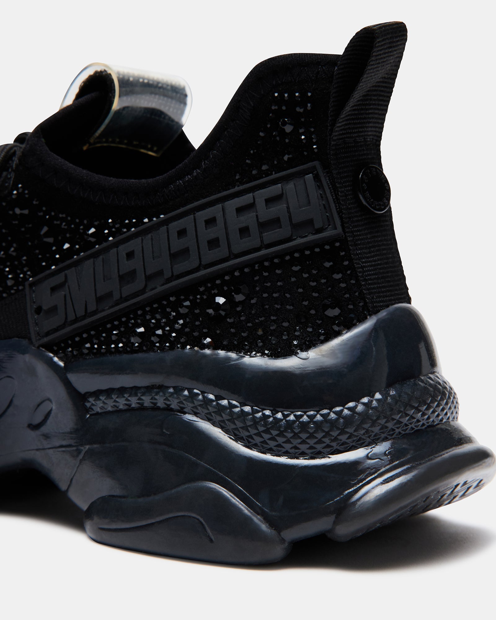 STEVE MADDEN - MAXIMA BLACK RHINESTONES