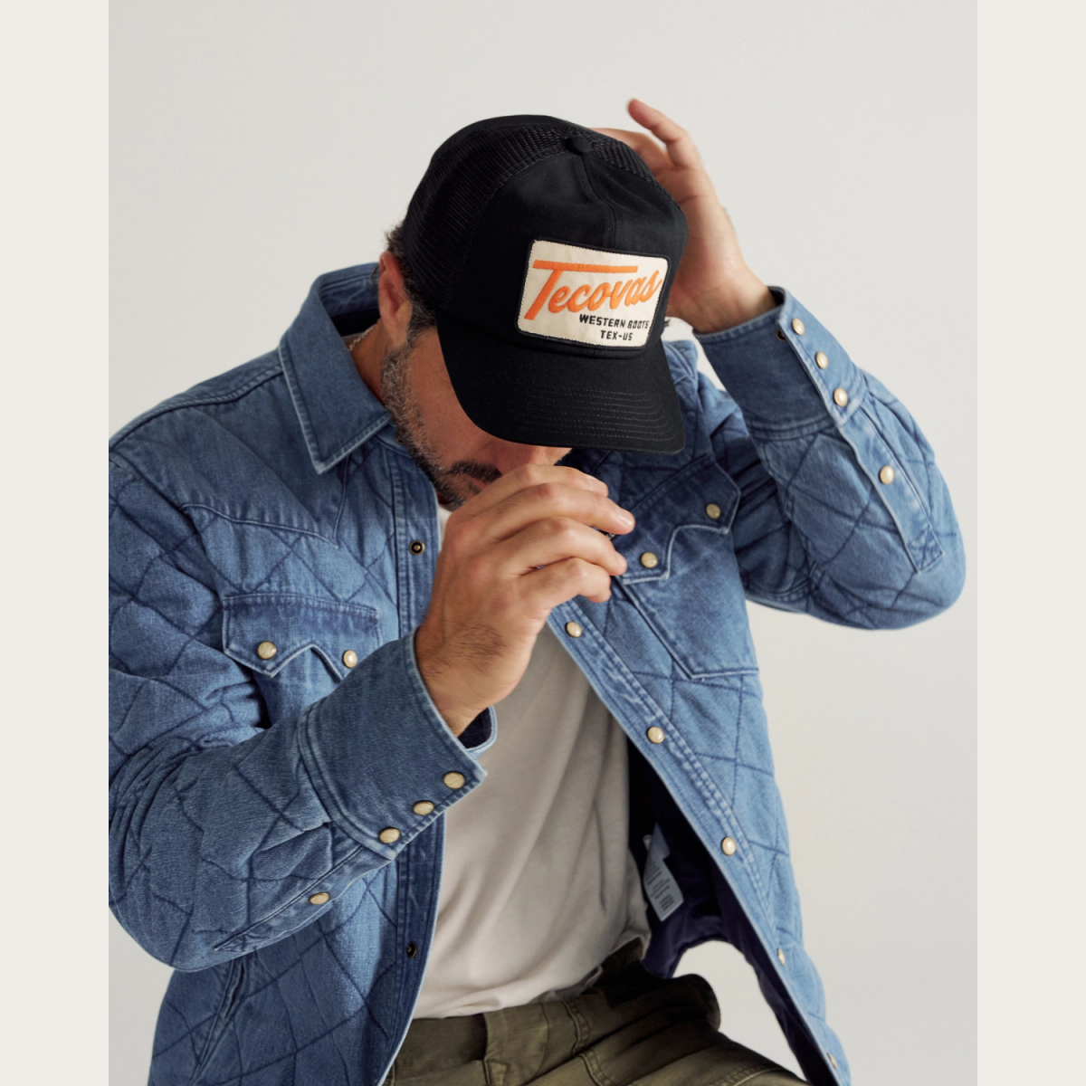 Tecovas Patch Flat Brim 6 Panel Trucker